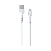 CABO DEVIA F04 USB-A PARA USB-C 1M BRANCO 