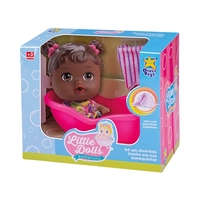 MUÑECA CON BAÑERA DIVERTOYS LITTLE DOLLS 8038