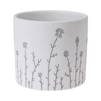 VASO DE CERÂMICA KPM 038285 12 X 10 CM BRANCO SORTIDO