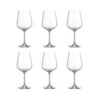 SET DE COPAS PARA VINO BOHEMIA TORI TITANIUM 600ML 6 PIEZAS