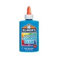 COLA LÍQUIDA ELMER'S WASHABLE COLOR GLUE 2086199 AZUL OPACO 147ML