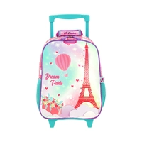 MOCHILA CON RUEDAS CHENSON HAPPY GIRL DREAM PARIS CG34068