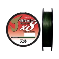 HILO DE PESCA DAIWA J-BRAID GRAND 8X 18.14KG 0.32MM 135M DARK GREEN