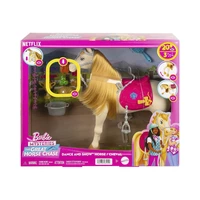 KIT DE JUEGO MATTEL BARBIE MYSTERIES THE GREAT HORSE CHASE DANCE AND SHOW HORSE HXJ42