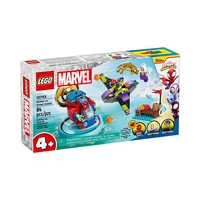 BRINQUEDO DE CONSTRUÇÃO LEGO MARVEL SPIDEY VS DUENDE VERDE 10793 84 PEÇAS