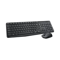 KIT TECLADO + MOUSE INALÁMBRICO LOGITECH MK235 NEGRO