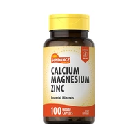 VITAMINAS SUNDANCE CALCIUM MAGNESIUM ZINC 100 CÁPSULAS 