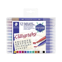 MARCADOR CANETA STAEDTLER DOUBLE-ENDED CALLIGRAPHY 3005 TB12 12 UNIDADES