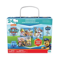 KIT DE ROMPECABEZAS SPIN MASTER PUZZLES SÚPER ROMPECABEZAS 3D PAW PATROL 6066807