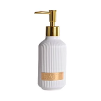 DISPENSADOR DE JABÓN CONCEPTS 441-727361 10ML BLANCO - DORADO