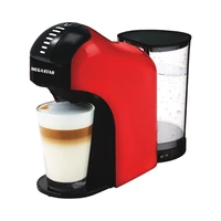 CAFETERA MULTICÁPSULA MEGA STAR CAF02 900ML 1400W 220V ROJO - NEGRO