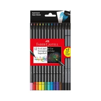 LÁPIS DE COR FABER CASTELL SUPERSOFT 120712SOFT+2 12 UNIDADES