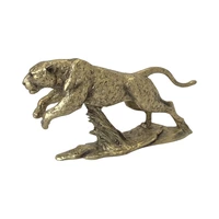 FIGURA DECORATIVA DE LEOPARDO CONCEPTS 437-498853 35.3 CM DORADO