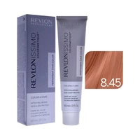 CREMA GEL DE COLORACIÓN REVLON COLORMESTIQUE 8.45 RUBIO CLARO COBRIZO CAOBA 60ML