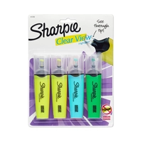 MARCADOR SHARPIE CLEAR VIEW HIGHLIGHTER 1912769 4 UNIDADES