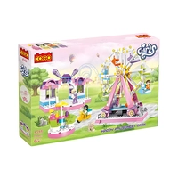 JUGUETE DE CONSTRUCCIÓN COGO GIRLS 4546 HAPPY AMUSEMENT PARK 610 PIEZAS