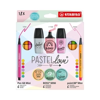 KIT ESCOLAR STABILO PASTELLOVE 77/5-8 18 UNIDADES