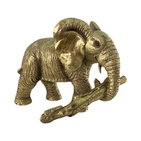 FIGURA DECORATIVA DE ELEFANTE CONCEPTS 437-498805 15 CM DORADO