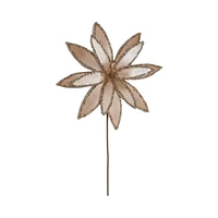 FLOR NAVIDEÑA SANTINI 140-4101228 34 X 55 CM ROSE GOLD