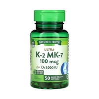 VITAMINAS NATURE'S TRUTH K-2 + MK-7 COMPLEX 50 CÁPSULAS