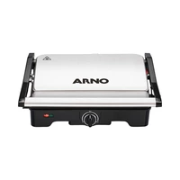 SANDWICHERA GRILL ARNO SW332DB1 DUAL INOX 220V PLATA - NEGRO