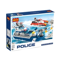 JUGUETE DE CONSTRUCCIÓN COGO POLICE 4164 POLICE PATROL SHIP 285 PIEZAS