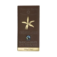 CHOCOLATE STELLA ORGANIC WHITE 100GR