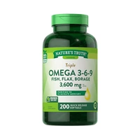 VITAMINAS NATURE'S TRUTH OMEGA 3-6-9 FISH FLAX BORAGE 200 CÁPSULAS