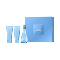 KIT PERFUME DAVI DOFF COOL WATER WOMAN EAU DE TOILETTE 100ML + LOCIÓN CORPORAL 75ML + GEL DE DUCHA 75ML