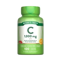 VITAMINA NATURE´S TRUH VITAMIN C 1000MG PLUS BIOFLAVONOIDS & WILD ROSE HIPS 100 CÁPSULAS