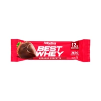 BARRA DE PROTEÍNA ATLHETICA BEST WHEY BAR MORANGO PERFEITO 49GR