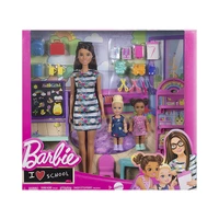 KIT DE JUEGO MATTEL BARBIE I LOVE SCHOOL CLASSROOM PLAYSET HRG85