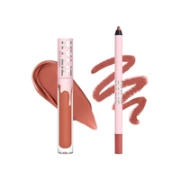 SET DE COSMÉTICOS KYLIE JENNER MATTE LIQUID LIPSTICK & LIP LINER 505 AUTUMN 2 PIEZAS