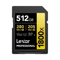 MEMORIA MICRO SD LEXAR 512GB 280-205MB GOLD