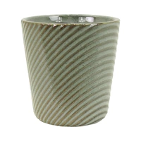 VASO DE CERÂMICA KPM 038391 10 X 11 CM VERDE