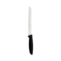 CUCHILLO PARA PAN TRAMONTINA PLENUS 23422/108 8" NEGRO