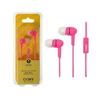 Auricular Coby CE102 con Micrófono Rosa