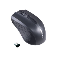 MOUSE INALÁMBRICO QUANTA A-45G PRO OFFICE NEGRO