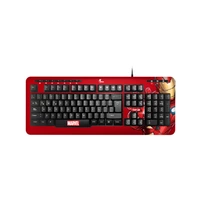 TECLADO XTECH XTK-M401IM IRON MAN ROJO