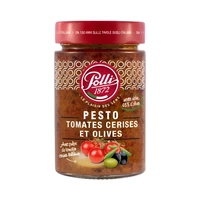 SALSA POLLI PESTO TOMATES CERISES OLIVE 190GR