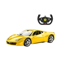 AUTO DE JUGUETE A CONTROL RASTAR FERRARI 458 ITALIA 47300 AMARILLO