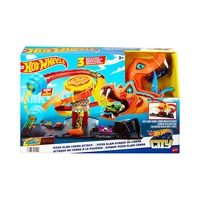 PISTA DE JUEGO MATTEL HOT WHEELS CITY PIZZA SLAM COBRA ATTACK HTN81