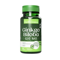 SUPLEMENTO EARTH'S CREATION GINKGO BILOBA 120MG 60 CÁPSULAS