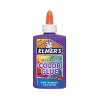 PEGAMENTO LÍQUIDO ELMER'S WASHABLE COLOR GLUE 2022917 MORADO OPACO 147ML