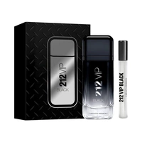 KIT PERFUME CAROLINA HERRERA 212 VIP BLACK EAU DE PARFUM 2 PIEZAS