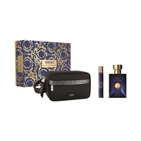 PERFUME VERSACE KIT DYLAN BLUE EAU DE TOILETTE 100ML + 10ML + BLACK TROUSSER