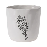 VASO DE CERÂMICA KPM 047731 12 X 10.5 CM BRANCO SORTIDO