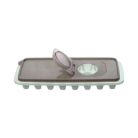 MOLDE DE PLÁSTICO PARA HIELO DANNY HOME DH2429 VERDE PASTEL - MARRÓN