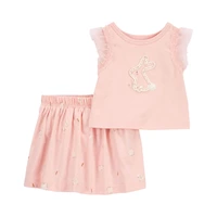 CONJUNTO INFANTIL CARTER'S 1Q567110 MENINA 2 PÇS