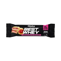 BARRA DE PROTEÍNA ATLHETICA BEST WHEY BAR CHEESECAKE DE MORANGO 62GR